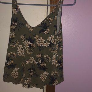 Flowered tank top